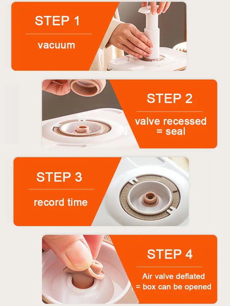 Airtight Meal Saver Container & Pump